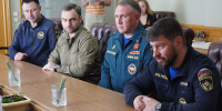 Состоялась рабочая встреча Губернатора Брянской области Александра Богомаза и советника главы МЧС России генерал-майора Даниила Мартынова - Администрация области
