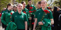 ВК «Уралочка» почтил память воинов-спортсменов Урала в преддверии Дня Победы - ВК Уралочка