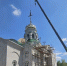 На строящемся в центре Грязей храме подняли купол и крест - Gorod48.ru