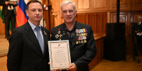 Глава Сочи Андрей Прошунин поздравил членов городского Совета ветеранов с наступающим Днем Победы - Администрация г. Сочи
