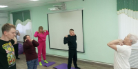 Спортивный мастер-класс в отделении социальной реабилитации - Центр соцобслуживания населения