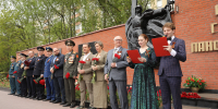 Патриотическая акция «Победный май» прошла в районе Северное Тушино у мемориала героям-панфиловцам - Единая Россия