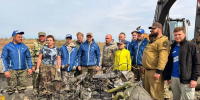 В Калининградской области молодогвардейцы обнаружили останки летчиков времен Великой Отечественной войны - Молодая Гвардия