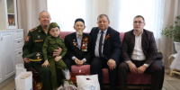 Сквозь огонь и время: нурлатцы поздравили 101-летнего ветерана Каима Самигулловича Самигуллина с Днем Победы - Нурлат-⁠информ