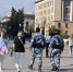Бойцы ОМОН Росгвардии охраняют правопорядок в центре Пензы - Росгвардия