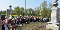 Мценские школьники почтили память советских воинов, погибших в годы Великой Отечественной войны - Газета Мценский край