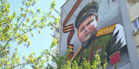 В Воронеже появился новый мурал – в честь Николая Ватутина - Правительство Воронежской области