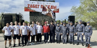 Росгвардейцы приняли участие в патриотической акции «Забег Победы» в Омске - Росгвардия