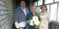 Поздравили ветеранов ВОВ с Днем Победы - Управление соцзащиты населения