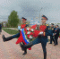 В торжественном мероприятии участвовали курсанты роты почетного караула Высшего военно-командного училища ордена Жукова. Фото Анны Зубаревой - Iskitim-Gazeta.Ru
