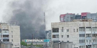 Пожар в производственном здании / Фото: Barnaul 22 - ИА Амител