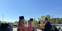В Кстовском благочинии торжественно встретили ковчег с частицей мощей святого праведного Алексия Бортсурманского - Нижегородская епархия