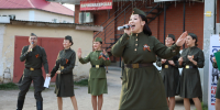 На улицах Ютазинского района звучат песни военных лет - Единая Россия