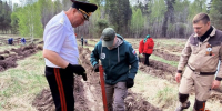 Руководитель Управления Росгвардии по Алтайскому краю принял участие в патриотической акции - Росгвардия