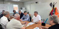 Продолжается реконструкция автомобильной дороги и путепровода по улице Ерик - Министерство строительства, транспорта и дорожного хозяйства