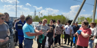 В Мокшане прошёл масштабный субботник по уборке территории кладбища - Мокшанский район