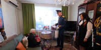 102-летнюю Евдокию Кондракову поздравили с Днём Победы в Белогорске - gtrkamur.ru - ГТРК Амур