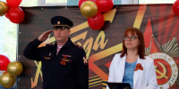 Офицер столичного главка Росгвардии принял участие в патриотическом мероприятии, посвящённом Дню Победы - Росгвардия