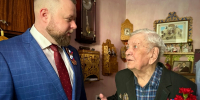 Ветерана Великой Отечественной войны Владимира Константиновича Кантерина поздравили с Днем Победы - Администрация г. Нижний Новгород