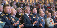В Тульском драмтеатре состоялось торжественное мероприятие в канун празднования 81-й годовщины Великой Победы - ГТРК