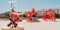 Инсталляция ко Дню Победы в Симферополе - Туристический портал