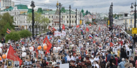 В акции "Бессмертный полк" приняли участие почти 100 тысяч омичей - Вечерний Омск