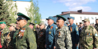 В Альшеевском районе торжественным маршем под Знаменем Победы  прошел парад Победы, в честь Дня Победы в Великой Отечественной войне - Отдел культуры