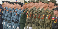 В День Победы в Якутске провели торжественный митинг и военно-патриотическое шествие - Администрация г. Якутск