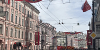 По Невскому проспекту в Петербурге пошел «Бессмертный полк» - Online47.Ru