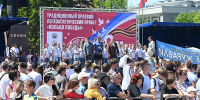 Больше пяти тысяч жителей Алтайского края приняли участие в легкоатлетическом пробеге «Кольцо Победы» - Администрация Алтайского края