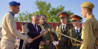 Частица Вечного огня с Мамаева кургана прибыла на Ставрополье - Телеканал СвоёТВ