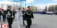 День Победы в Нефтекамске: парад на центральной площади - Красное Знамя