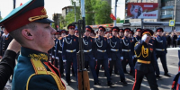 Появились фото и видео парада у Монумента воинской и трудовой Славы в Пензе - Пензенская Правда