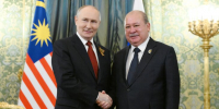 Путин поблагодарил короля Малайзии за визит в Москву на 9 мая - M24.Ru