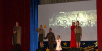 В брянской Красной Горе прошёл театрализованный концерт, посвящённый 9 Мая - Красногорская Жизнь