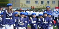 В Агрызе прошёл торжественный парад в честь 81-й годовщины Победы - Агрызские вести