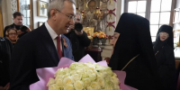 Владислав Шапша поздравил с днем рождения игумению Николаю - Телерадиокомпания Ника