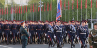 В Самаре на площади Куйбышева состоялся Парад Победы, посвященный 81-й годовщине Победы в Великой Отечественной войне - ТРК Скат