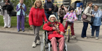 В Кудрово 103-летняя ветеран войны Капитолина Киселёва участвовала в шествии «Бессмертный полк» - 47Channel.Ru