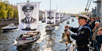 В Петербурге впервые провели акцию «Бессмертный флот» на воде - Peterburg2.Ru