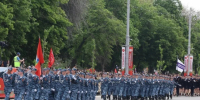 9 Мая около 65 тысяч астраханцев следили за построением войск на площади Ленина - Bloknot-Astrakhan.Ru