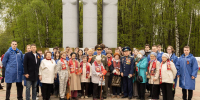 Леоновцы приняли участие в главном торжественном мероприятии на Мемориале Славы - Технологический университет
