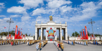 В "Мосфото" показали, как столица встречает 81-ю годовщину Великой Победы - M24.Ru