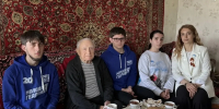 молодогвардейцы дагестана поздравили ветерана великой отечественной войны юрия петрухина картинки мгер - Молодая Гвардия