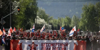 Делегация Петербурга приняла участие в шествии Бессмертного полка в Горно-Алтайске - Петербургский дневник