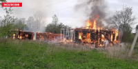 Жилой дом загорелся в Порховском районе - InformPskov.Ru