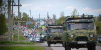 14-й автопробег «Спасибо деду за Победу» прошел в Барабинске - 8plus1.Ru