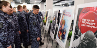 В Управлении Росгвардии по Республике Татарстан открылась выставка молодежных политических плакатов «В правде наша сила» - Росгвардия