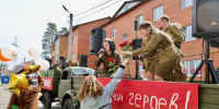 9 мая в Электрогорске весь день звучали песни военных лет - Павлово-Посадский район