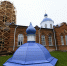 На храм поселка Старь установили новые купол и крест - Брянская Епархия